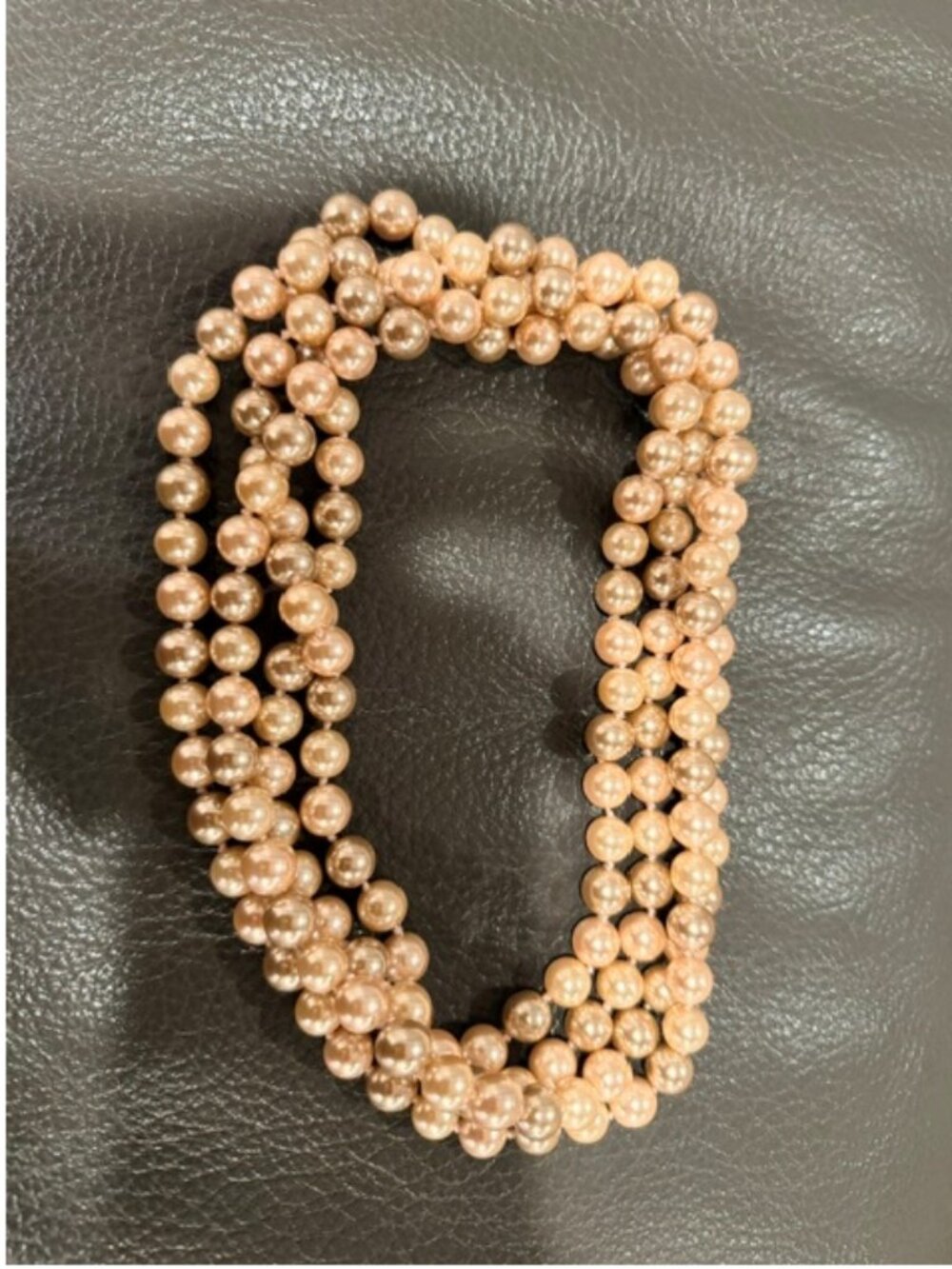 J.Crew Faux Pearl Multi Strand Necklace 36” Long Layered